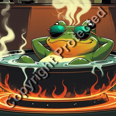 Frog in a pot Thumbnail